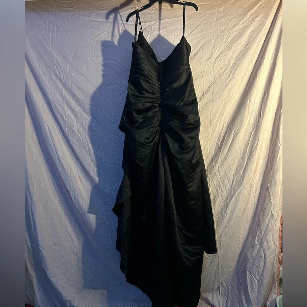 Bill Levkoff Strapless Black Gown - Picture 4 of 4